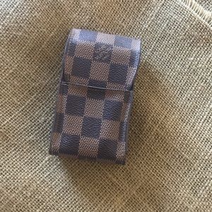 Louis Vuitton Cord Cosmetic Cigarette Case DE
